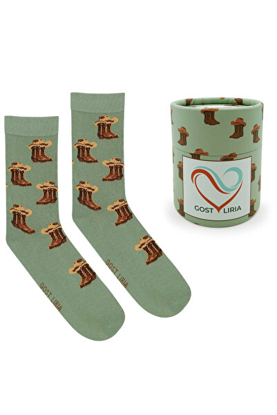 GOST LİRİA جوارب رعاة البقر – جوارب منقوشة للجنسين