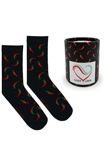 GOST LİRİA Pepper Socks – Desenli Unisex Soket Çorap