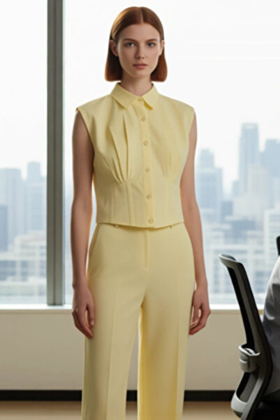 PayBuy Women's Crop Cut Sleeveless Shirt Combines Modern and Summer Comfort Functional Durable