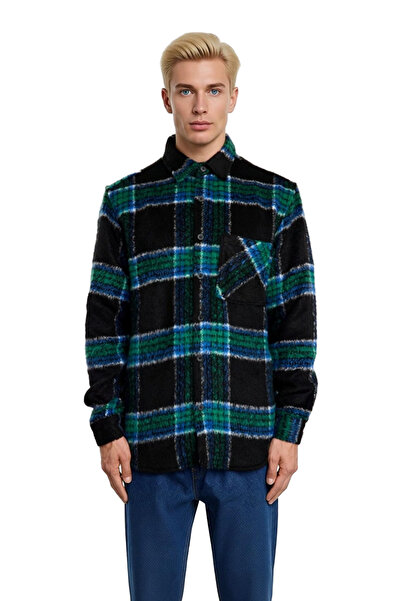 PayBuy Unisex Oversized Fit Winter Plaid Flannel Shirt Jacket a Touch of Comfort in Urban Life
