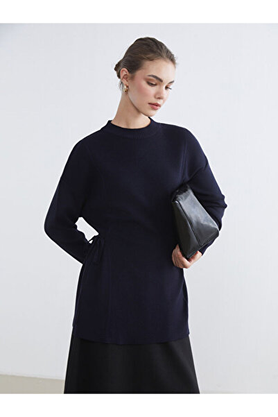 LC Waikiki Stand Collar Oversize Women's Knitwear Tunic