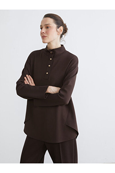 LC Waikiki Stand Collar Oversize Women's Tunic