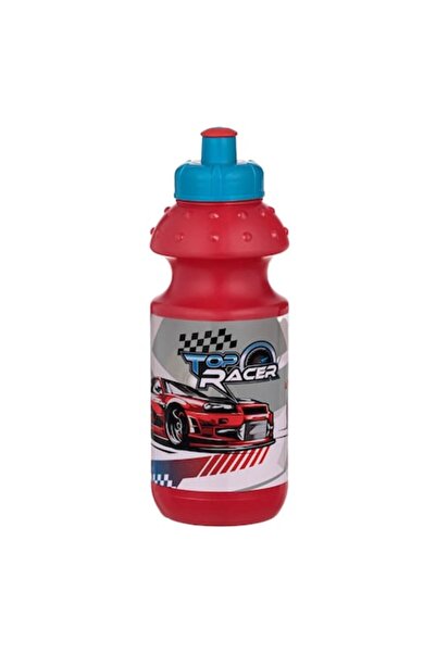 OEM Red Flip-Top Water Bottle with Car Design 500 ml