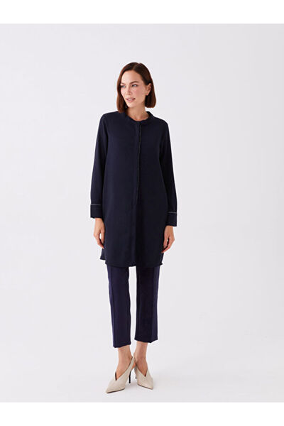 LC Waikiki Judge Collar Straight Long Sleeve Women's Tunic