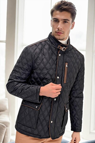 Dewberry معطف K9613 - أسود