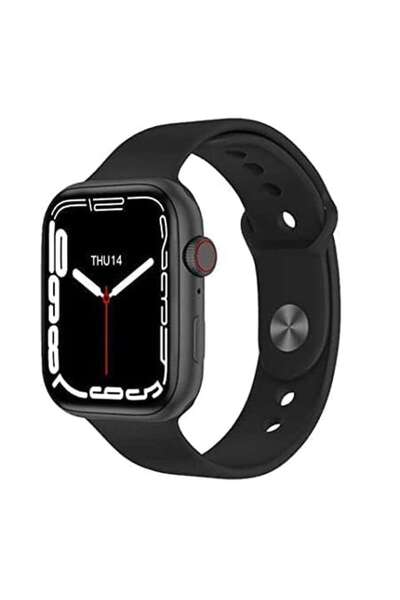 stuffix T500 Plus Smartwatch, IPS Touch Display, Bluetooth, Black