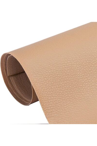 LUXER Αυτοκόλλητη μεμβράνη από οικολογικό δέρμα για καναπέ, καρέκλα, επισκευή αυτοκινήτου, 138x50 cm, μπεζ