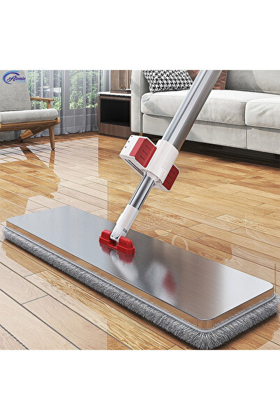 Atomic Clean Mop M8 Atomic Clean, cu stoarcere automată și autocurățare, mâner reglabil din oțel, lavetă din microfibră