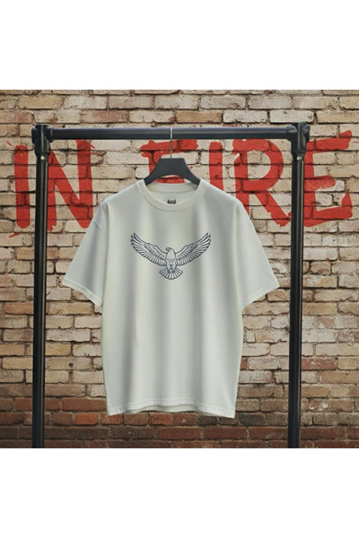 Infire clothing Unisex Oversized Bird Printed T-Shirt