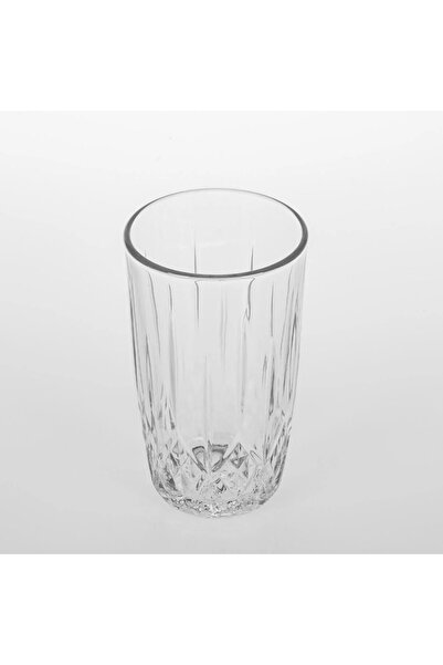 OEM Transparent Glass Tumblers 'Premium' Diamond Relief Pattern 540ml - 3 pcs