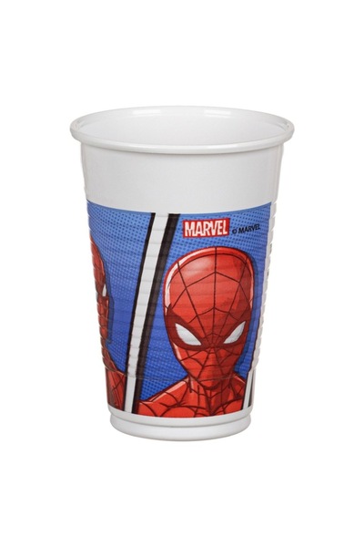 OEM Spiderman Disposable Party Plastic Cups 200ml - 6pcs