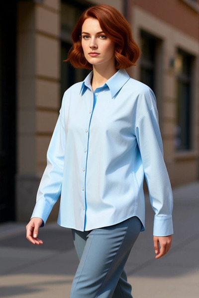 PayBuy Cămașă Oxford pentru femei, în aer liber, cu croială largă, pentru uti...