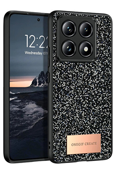 NANOSPACE Bright Glitter Cover Compatible with Xiaomi Mi 14t Pro