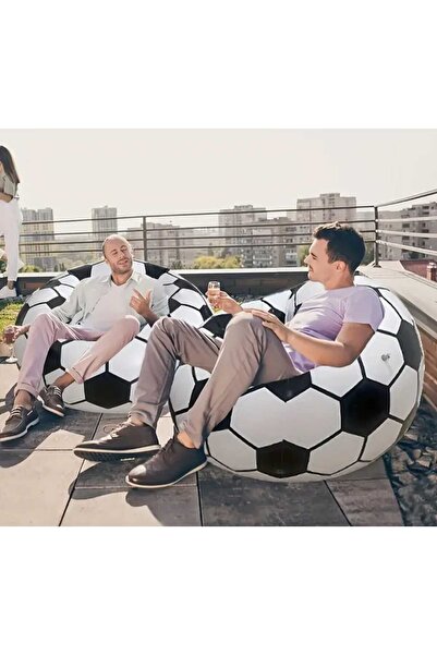 NO BRAND Şişme Futbol/Basket Topu Şeklinde Fasulye Torbası Sandalye, Rahat Te...