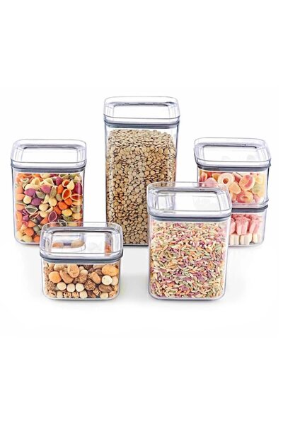 OEM Transparent plastic food container 250 ml, stackable