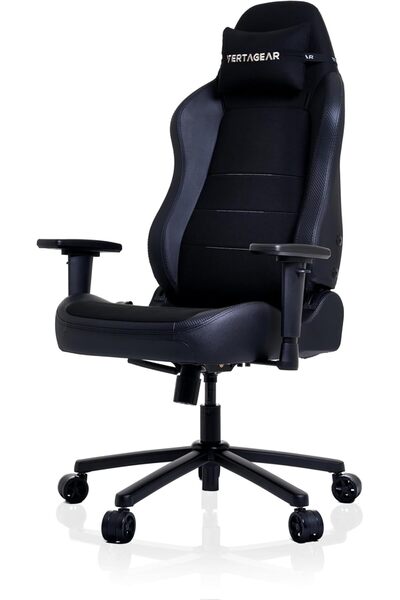 VERTAGEAR SL3800 Ergonomic Gaming Chair with Contour Max and Virta Air - Carbon Black