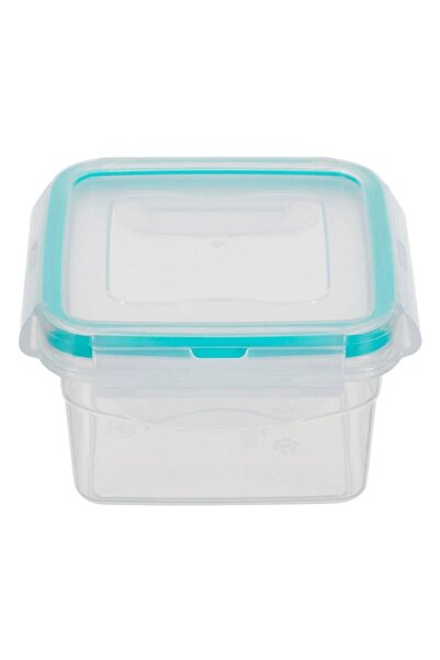 OEM Airtight square transparent plastic food container with lid 300ml