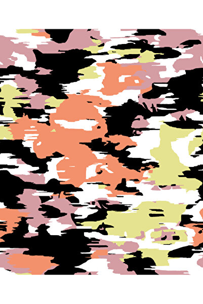 Novinqa Dijital Kamuflaj Desenli Baskılı Kumaş