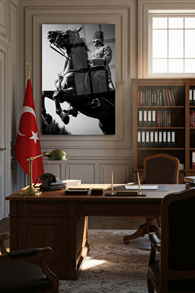 TAULART ATATURK PE TABLA DE STICLA TABLA DE STICLA DE LUX INIMPRATĂ TABLA DE ...