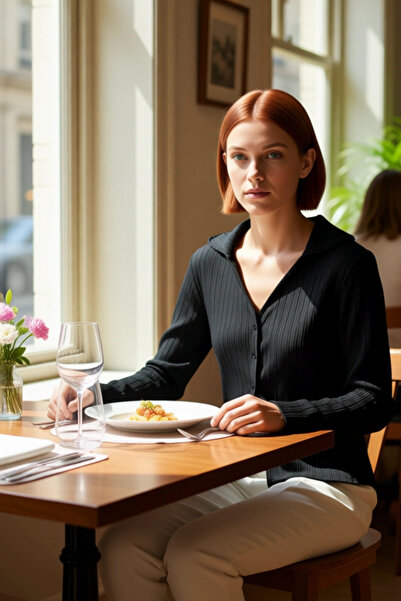 PayBuy Жіноча сорочка з довгими рукавами, з ґудзиками та плісированою спідницею, пропонує сучасний та зручний стиль. Функціональна.