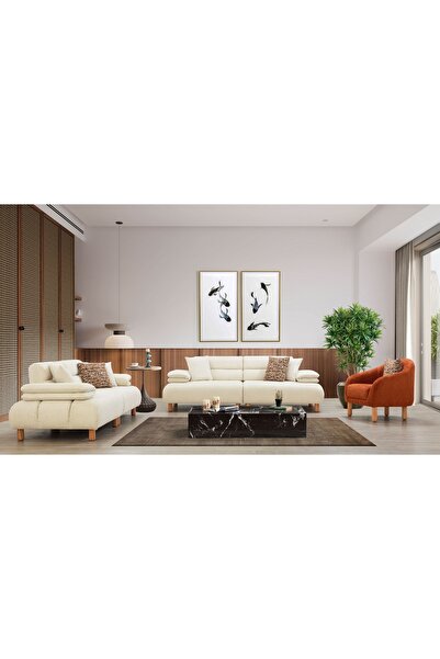 elissa home MİDAS KOLTUK TAKIMI 3 + 3 + 1