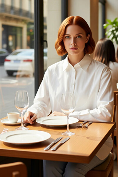 PayBuy Women's Long Sleeve Regular Fit Fold Detail Plain Woven Shirt Casual Elegance Women's Clothing Stylish