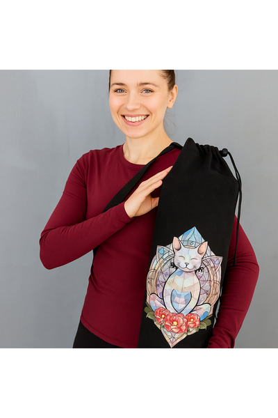 Attolya Mat carrying bag- Pilates- Yoga- Fitness mat- Sports bag- Mat bag - Drawstring