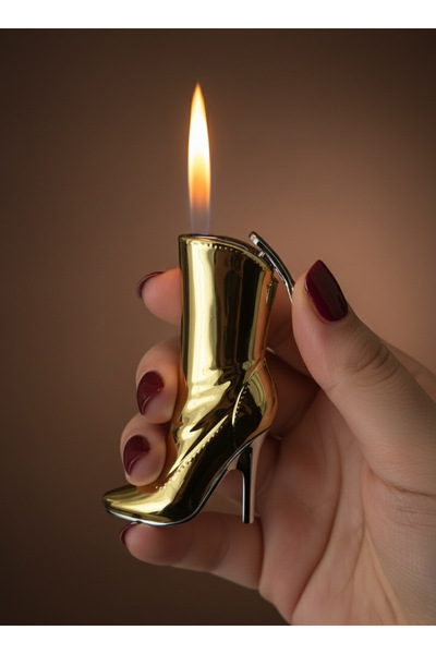 ZamanınÖtesinde Topuklu Çizme Görünümlü Gazlı Çakmak