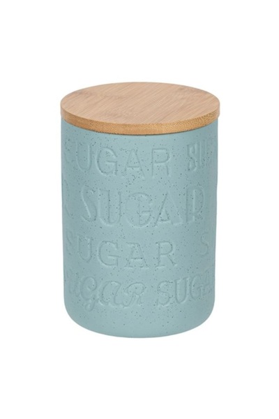 OEM Ceramic sugar jar, 650ml, matte blue