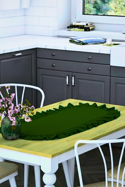 MoMMe Firfirli Cotton Fabric Runner Table Cover