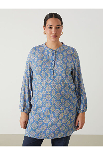 LC Waikiki Crew Neck Patterned Women's Tunic