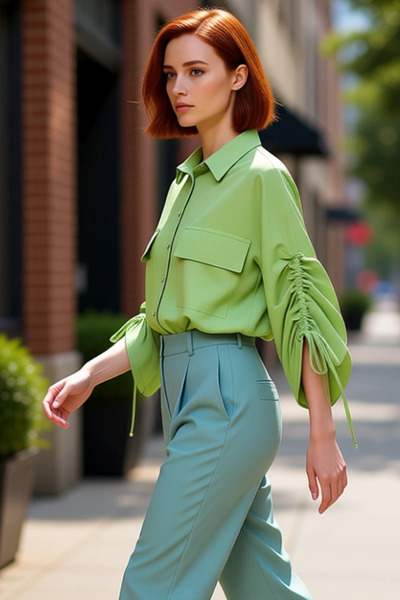 PayBuy Ženska opuštena košulja sa kroj dugme Košulja kragna dugih rukava Sa n...