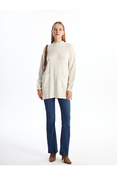 LC Waikiki Crew Neck Women's Knitwear Tunic