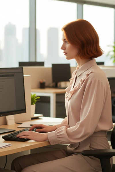 PayBuy Women's Ruffle Detailed Long Balloon Sleeve Woven Shirt Creates Casual and Stylish Outfits Sports