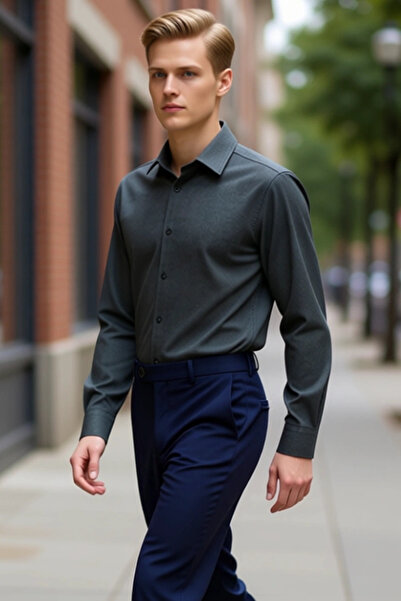 PayBuy Men's Regular Fit Polyviscose Shirt Jacket Stylish Comfortable Everyday Use Ideal Choice Sports