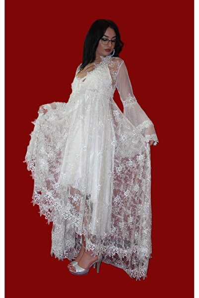 FARA Mini dress with train FLORE