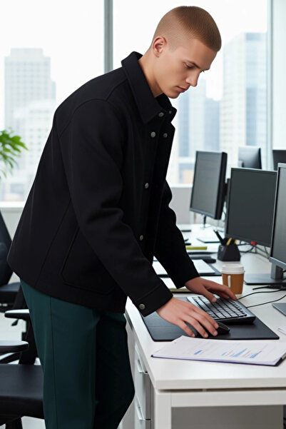 PayBuy Men's Regular Fit Cashmere Shirt Jacket Stay Stylish Look in Winter Functional Sports