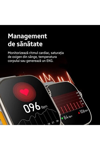 stuffix Ultra Series 8 Smartwatch 2.02" IPS Touch, iOS/Android, Call & Social Notifications, Wireless Chargi