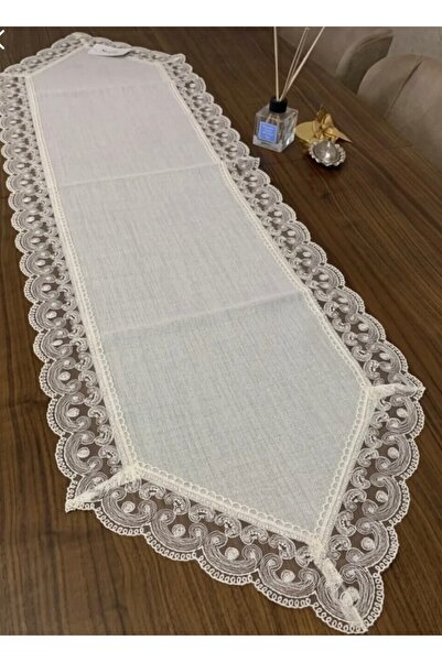 Madamca Vi̇lma Fiskos Gardenya Ecru (Cream) 40*140