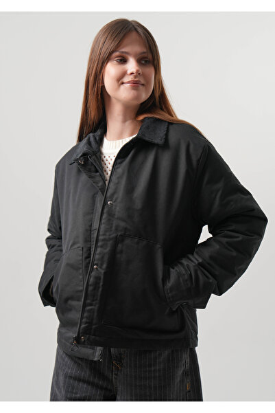 PIQUE ΓΥΝΑΙΚΕΙΟ ΠΑΛΤΟ Γυναικείο παλτό με βελούδινο γιακά