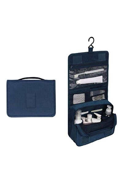 BLUELANS منظم أدوات الزينة المعلق باللون الأزرق الداكن