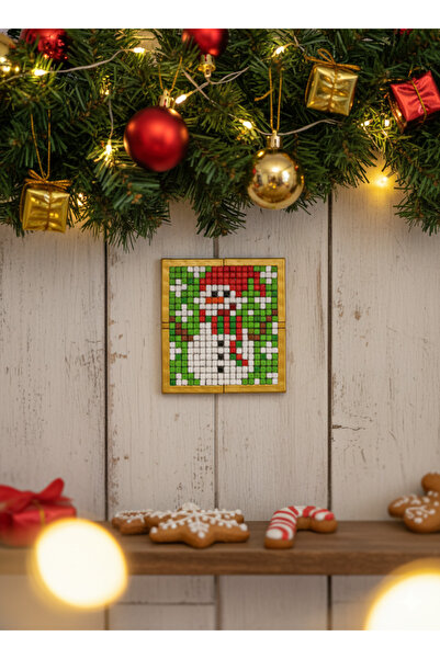 Flexi Piksel Sanat Kiti – Yılbaşı Temalı Piksel Sanatı - Mozaik - 10*10 cm - PFY1007