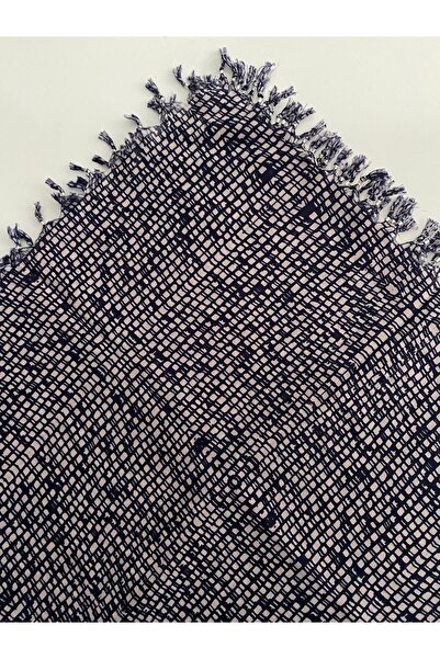 Fureya Straw Pattern Cheesecloth Writing