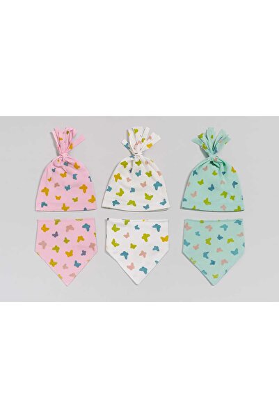 neocotton Baby Beanie Scarf Set of 3 (0-12 Months)