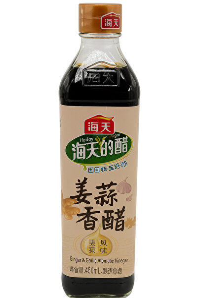 Top Ingrediente Ξίδι ρυζιού με τζίντζερ και σκόρδο – Haday – 450ml