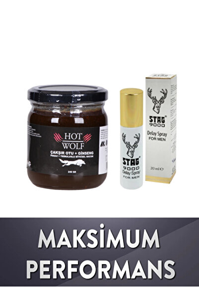 ABU ŞİFA BİTKİSEL & KOZMETİK ÜRÜNLER Hot Wolf 240 Gram Ginseng Tribulus Çakşı...
