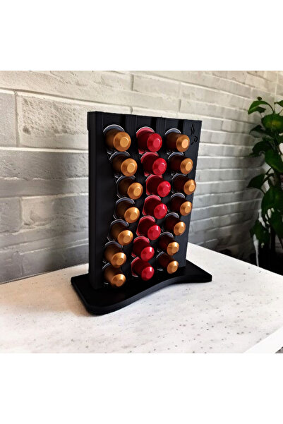 nuksoc Nespresso Compatible Footed Coffee Capsule Holder Capsule Organizer