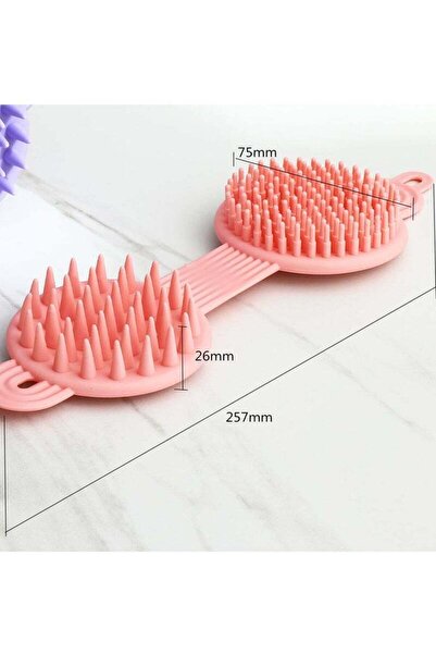 Generic 4 Pcs Scalp Massagers, Soft Silicone Shampoo Brush, Manual Head Scrubber