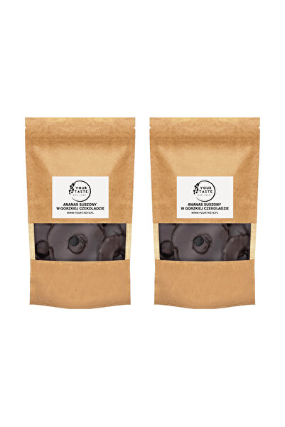 Your Taste Ananas suszony w gorzkiej czekoladzie 500g