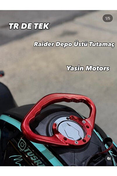TVS RAİDER 125 CC ÖZEL YAPIM DEPO TUTAMACI KIRMIZI